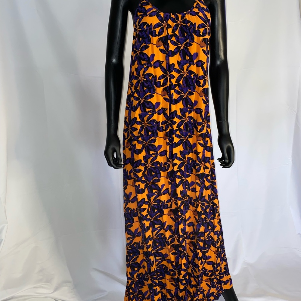 Open Back Floral Maxi Summer Dress